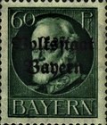 [Overprinted "Volksstaat Bayern", type N11]