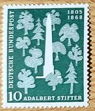 [The 150th Anniversary of the Birth of Adalbert Stifter, τύπος BQ]