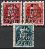 [Charity Stamps - Overprinted "Für Kriegsbeschädigte", type Q]