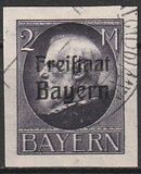 [King Ludwig III Overprinted "Freistaat Bayern", type P14]