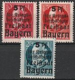 [Charity Stamps - Overprinted "Für Kriegsbeschädigte", type Q]