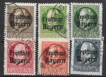 [King Ludwig III Overprinted "Freistaat Bayern", type P2]