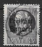 [King Ludwig III Overprinted "Freistaat Bayern", type P12]