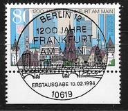 [The 1200th Anniversary of Frankfurt, tip BEL]