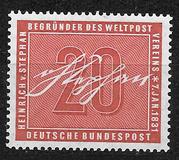 [The 125th Anniversary of the Birth of Heinrich von Stephan, type BX]