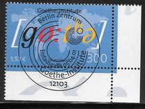 [The 50th Anniversary of the Goethe Institute of the German Language, type BWD]