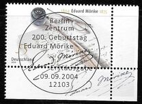 [The 100th Anniversary of the Birth of Eduard Mörike, tip CES]