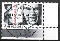 [The 100th Anniversary of the Birth of Max Schmeling, 1905-2005, tip CHF]