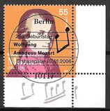 [The 250th Anniversary of the Birth of Wolfgang Amadeus Mozart, 1756-1791, type CIA]