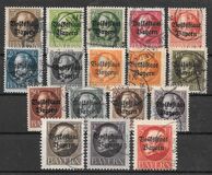 [Overprinted "Volksstaat Bayern", type N]