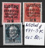 [Charity Stamps - Overprinted "Für Kriegsbeschädigte", type Q]