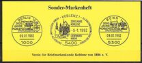 [The 2000th Anniversary of Koblenz, type AZC1]