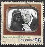 [The 100th Anniversary of the Birth of Bernhard Grzimek, 1909-1987, tip CPA]