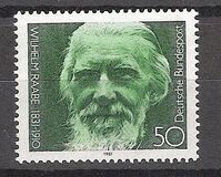 [The 150th Anniversary of the Birth of Wilhelm Raabe, Poet, type AGV]