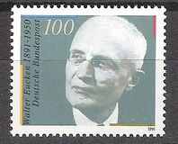 [The 100th Anniversary of the Birth of Walter Eucken, Politician, type AVR]