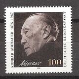 [The 25th Anniversary of the Death of Dr.Konrad Adenauer, Federal Chancellor, type AZV]