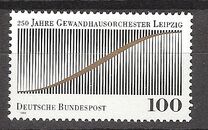 [The 250th Anniversary of the  Gewandhaus Orchestra from Leipzig, type BBW]