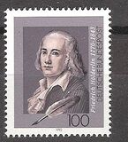 [The 150th Anniversary of the Death of Friedrich Hölderlin, Poet, type BCX]