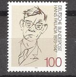 [The 100th Anniversary of the Birth of Hans Fallada, Writer, type BCZ]