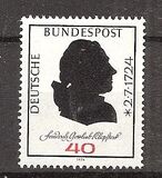 [The 250th Anniversary of the Birth of Friedrich Gottlieb Klopstock, Poet, type WB]