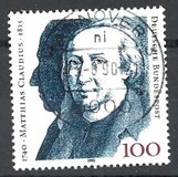 [The 250th Anniversary of the Birth of Matthias Claudius, Poet, type AUU]