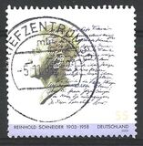 [The 100th Anniversary of the Birth of Reinhold Schneider, 1903-1958, tip CBX]