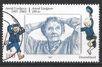 [The 100th Anniversary of the Birth of Astrid Lindgren, 1907-2002, type CLX]