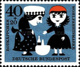 [Charity Stamps - Little Red Ridinghood, type FO]