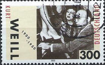 [The 100th Anniversary of the Birth of Kurt Weill, 1900-1950, tip BTA]