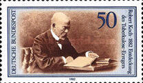 [The 100th Anniversary of the Discovery of Tuberkelbacille by Robert Koch, tip AHN]