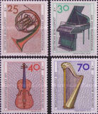 [Charity Stamps - Musical Instruments, type VA]