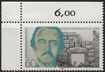 [The 100th Anniversary of the Death of Heinrich Schiliemann, Archaeologist, type AVB]