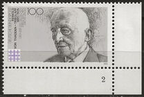 [The 100th Anniversary of the Birth of Reinod von Thadden-Trieglaff, Founder of "Deutschen Evangelischen Kirchentages", type AYB]