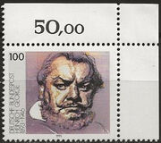 [The 100th Anniversary of the Birth of Heinrich George, Actor, type BDF]