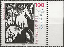 [The 100th Anniversary of the Birth of Hans Leip, Writer and Lithografic Artist, type BDK]