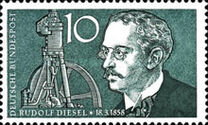 [The 100th Anniversary of the Birth of Rudolf Diesel, 1858-1913, type DT]