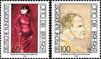 [The 100th Anniversary of the Birth of Otto Dix, Artist, type AYR]