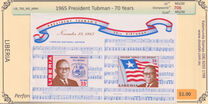 [The 70th Anniversary of the Birth of President Tubman, 1895-1971, type NI]