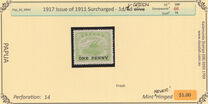 [Issue of 1911-1912 Surcharged, type D]