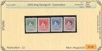 [Coronation of King George VI, type AC]