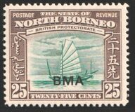 [Local Motifs Stamps of 1939 Overprinted "BMA", type CU10]