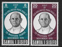 [Visit of Pope Paul VI to Samoa, type FA]