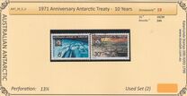 [The 10th Anniversary of the Antarctic Treaty, type S]