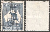 [Definitive Issues - Kangaroo and Map, type A3]