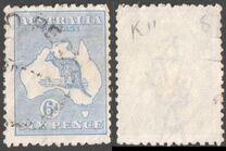 [Definitive Issues - Kangaroo and Map - Different Watermark, type A25]