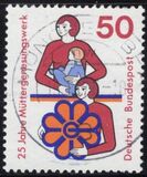 [The 25th Anniversary of the German Maternal Rest and Well-Being Foundation, type WX]