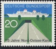 [The 75th Anniversary of the Kieler Canal, type QB]