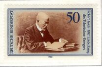 [The 100th Anniversary of the Discovery of Tuberkelbacille by Robert Koch, tip AHN]