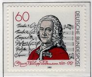 [The 300th Anniversary of the Birth of Georg Philipp Teleman, Composer, type AGC]