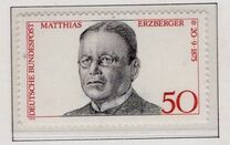 [The 100th Anniversary of the Birth of Matthias Erzberger, Polititian, type YF]